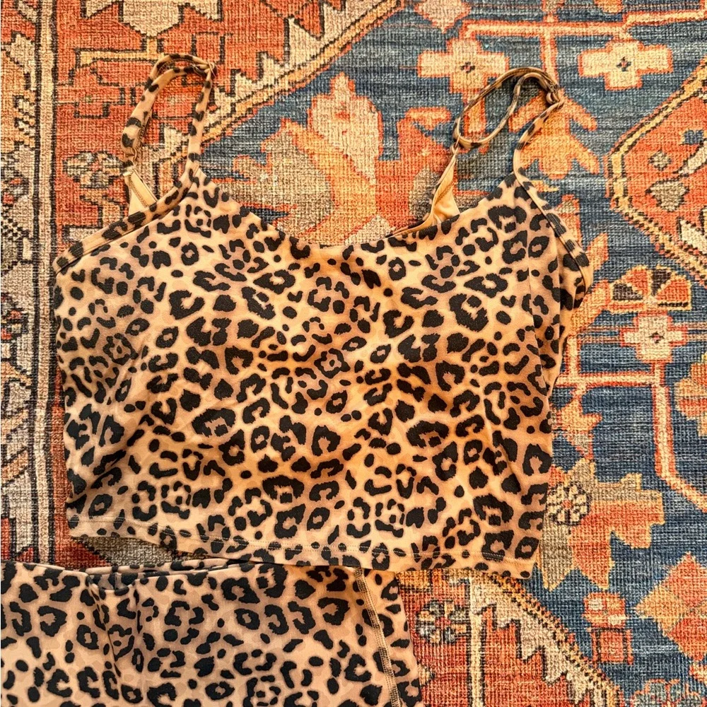 JoyLab Animal Print Top & Leggings - Picture 2 of 6